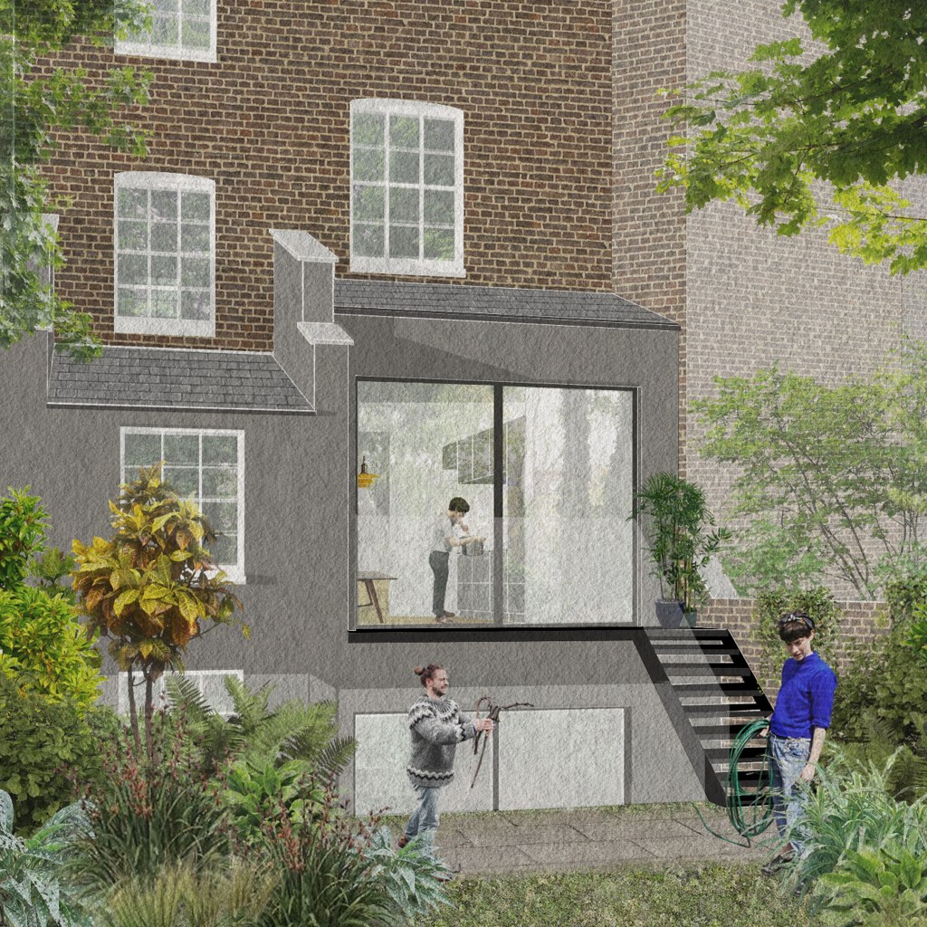 Islington Townhouse / Proposed external extension