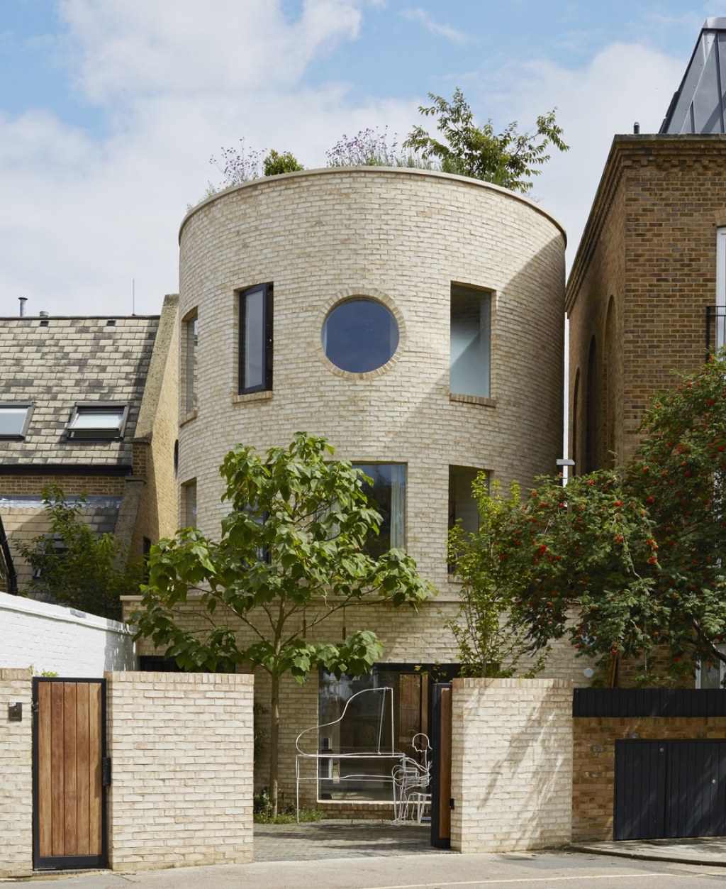 The Round House / Front facade