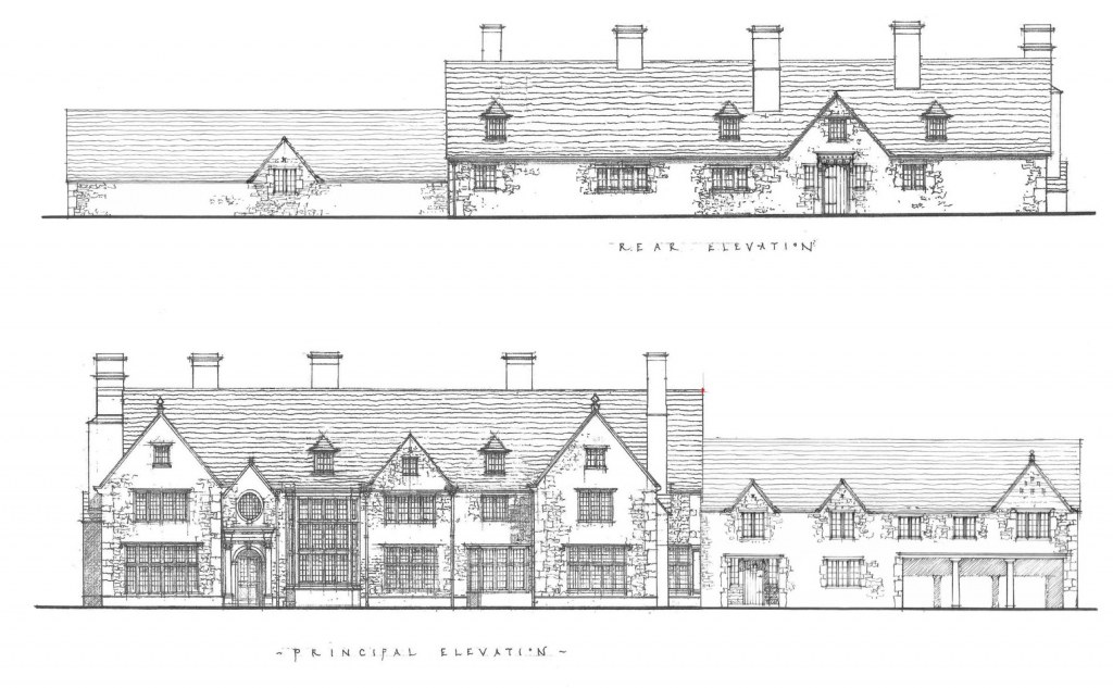 New Country House, Oxfordshire / Elevation Drawings