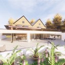 Modern House Extension / Perspective View 01