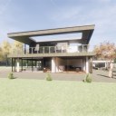 Modern House Extension DESIGN / Perspective View 05