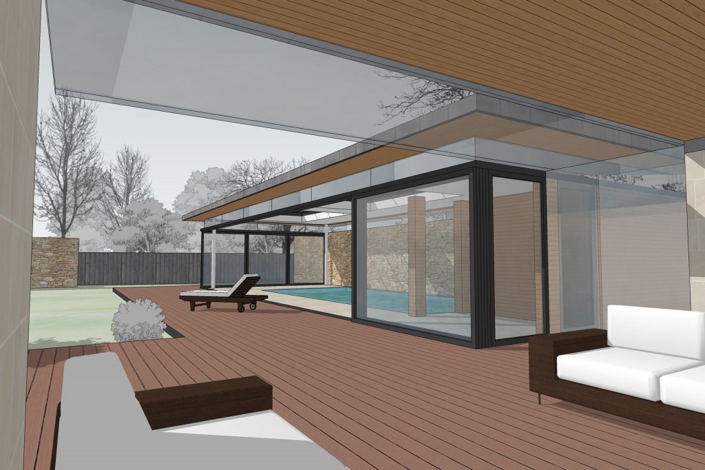 New Build House & Pool / Concept model image 4