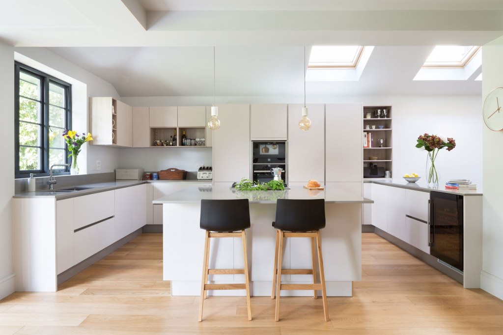 Detached Family Home, North Oxford / New German kitchen in open plan extension