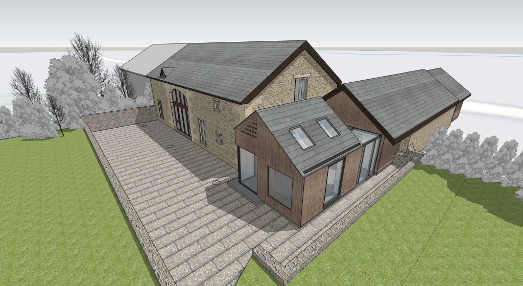 Barn Extension and Refurb / Extension alongside the existing stone barn 2