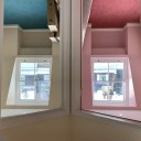 Longmoore Street / Internal view of the new dormer windows
