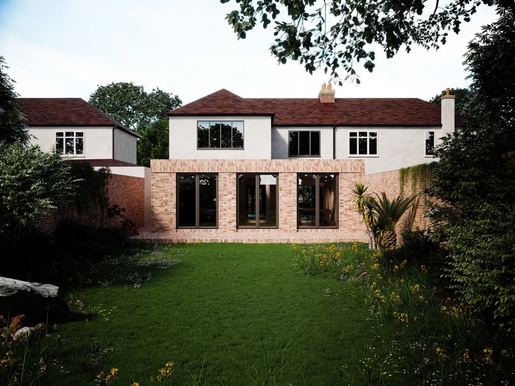 Family Home / Elegantly proportioned openings frame views into the garden.