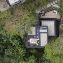 House in the Trees / Aerial View
