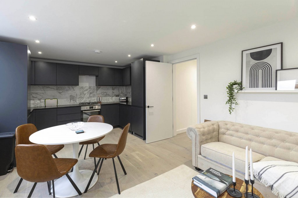 Residential Development - Shoreditch, Central London. / Kitchen of Flat 1