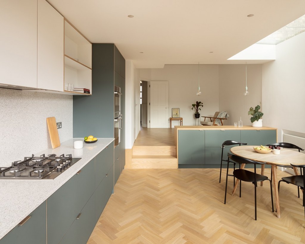 North London Terrace / Kitchen, living, dining areas
