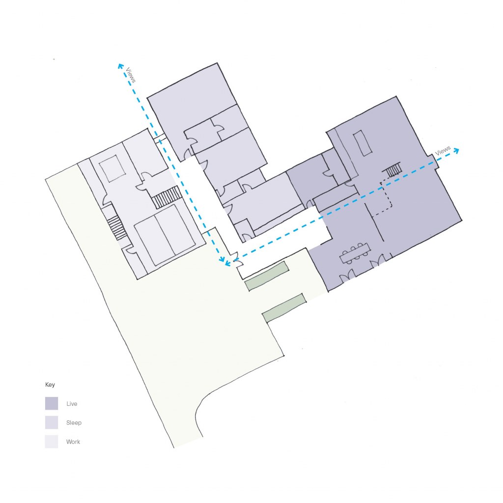 The Halt / Ground Floor Plan Diagram