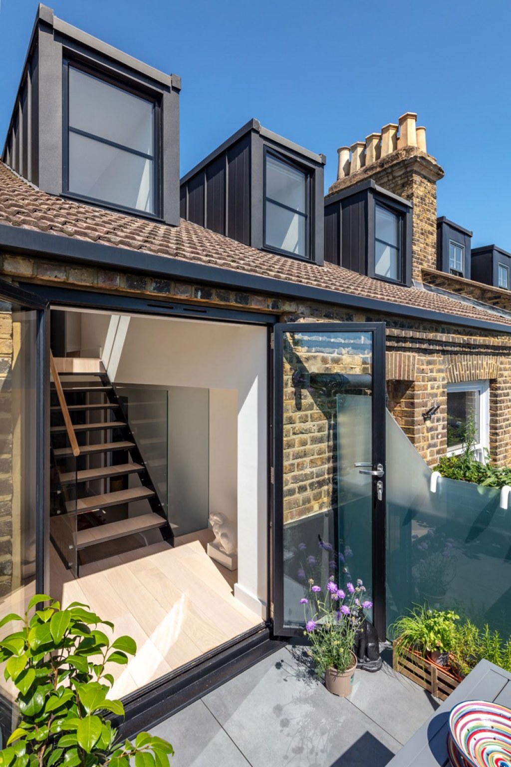 Clapham Common / Rear elevation viewed from terrace