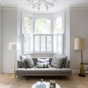 Battersea Park House / Refurbished living room