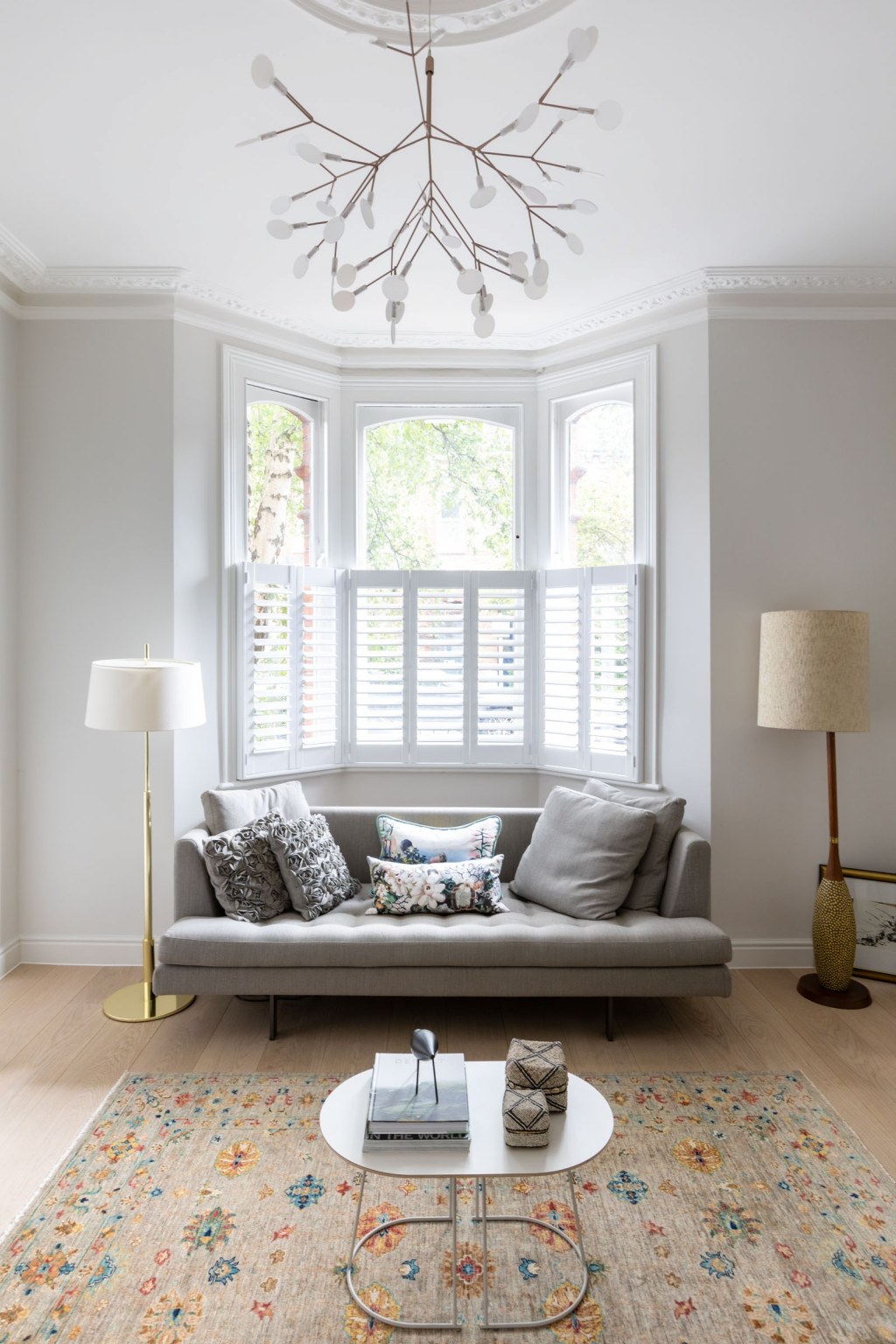 Battersea Park House / Refurbished living room