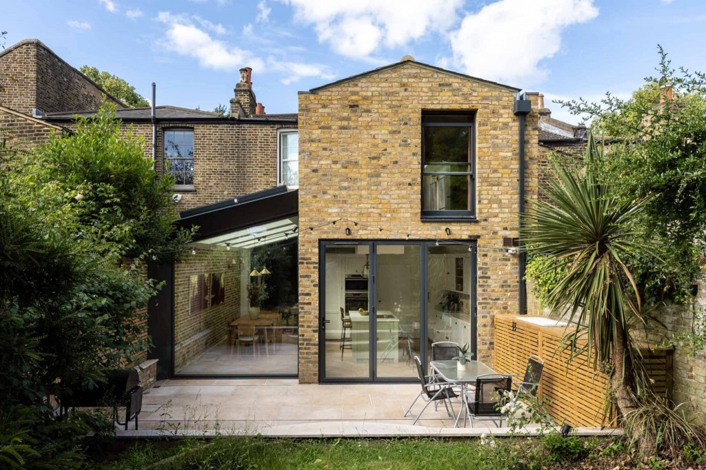 Claylands, Oval / Rear view of refurbished house