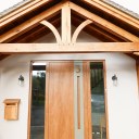 Residential client, renovation and extension works / New oak frame porch