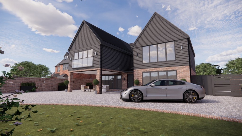 Hitchin Home Extension / External visual 3
