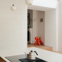 North London Victorian Villas / View from kitchen to reading room