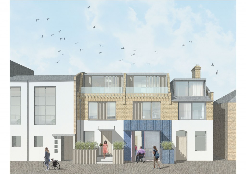 Willow Court Community Hub / Willow Court Community Hub, South Elevation