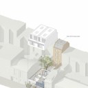 Willow Court Community Hub / 5 & 6 Purley Place, Ground Floor Axo